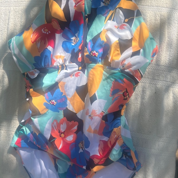 Anne Cole One Piece Womens Swimsuit Size 12 -  NEW - Picture 6 of 6